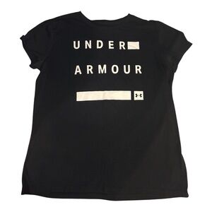 Under Armour Black and White Tee Size Large